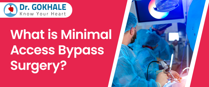 Surgeon performing minimal access bypass surgery